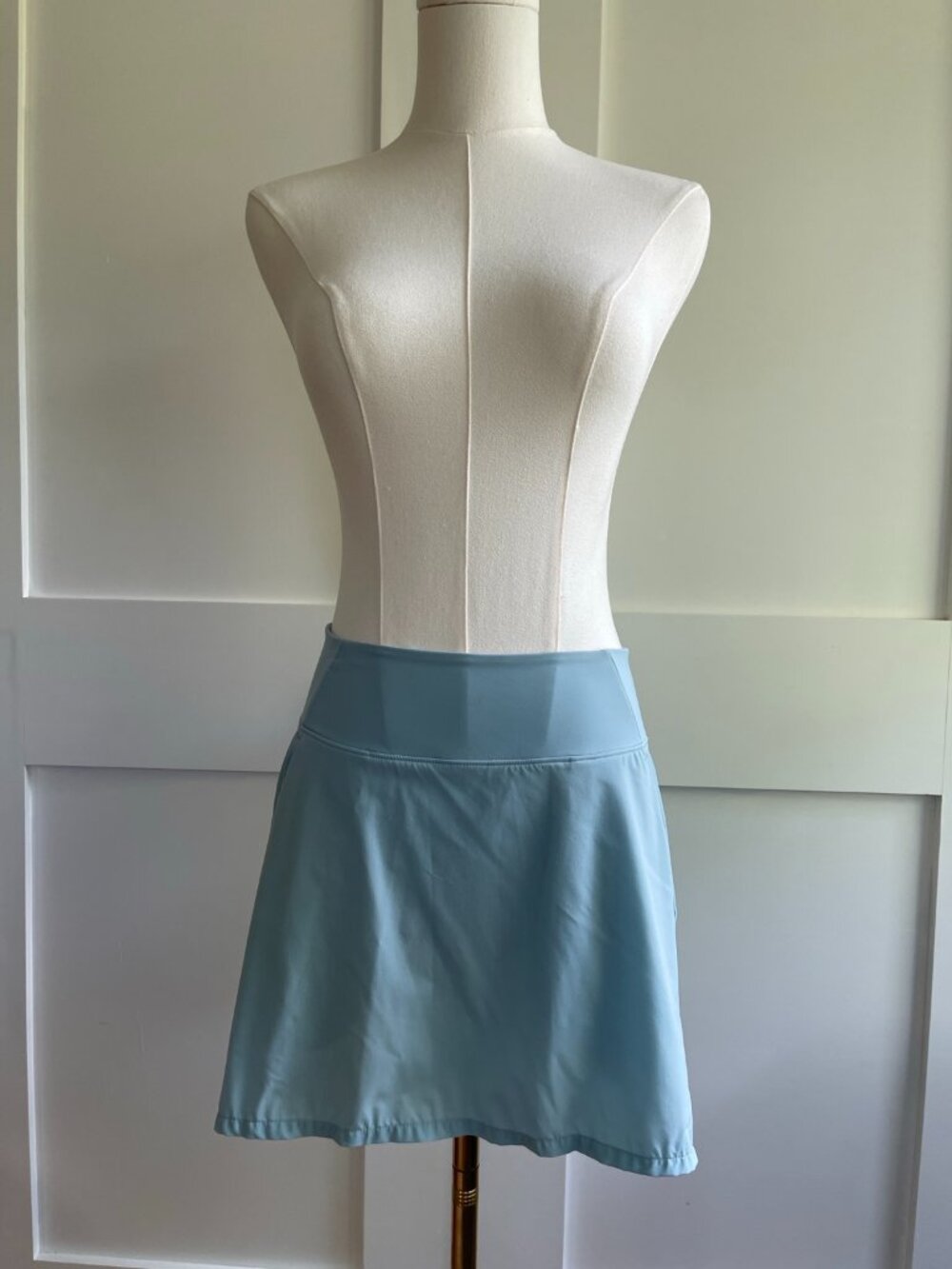 Nike Dri-FIT Aqua Blue Tennis Golf Skort Built-In Shorts Small Petite
